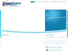 Tablet Screenshot of leisurescapes.com